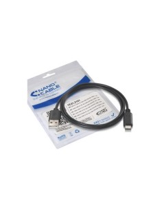 CABLE USB 3A TIPO USB-CM-AM NEGRO 0.5M NANOCABLE 2