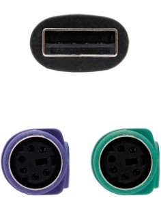 CABLE CONVERSOR PS2 A USB TIPO 2XPS2H-AM 15 CM 2