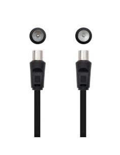 CABLE ANTENA TV 75 OHM M-H 1.8 M NANOCABLE BLACK 2