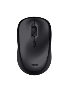 MALETIN TRUST BOLOGNA 16 BLACK + RATON WIRELESS SILENT BLACK 2