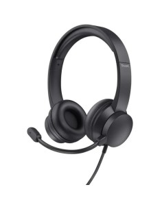 AURICULARES + MICROFONO TRUST HS-150 HEADSET 3.5MM BLACK