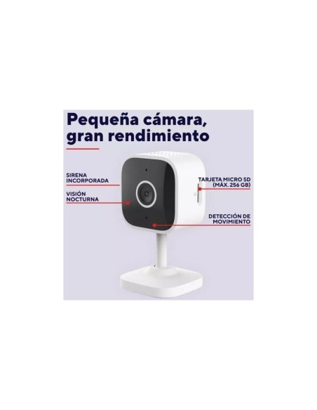 CAMARA IP TRUST IPCAM-2900 WIFI 2K INTERIOR WHITE
