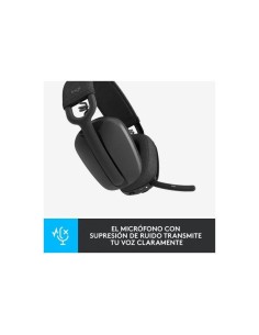 AURICULARES + MICROFONO LOGITECH ZONE VIBE 100 BLUETOOTH BLACK 2