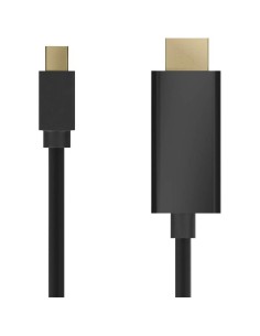 CABLE MINI DP A HDMI  MINI DP/M - HDMI/M AISENS 2M BLACK 2