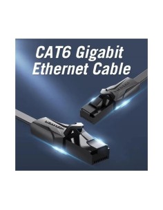 CABLE DE RED CAT6 UTP 5M VENTION PLANO BLACK 2