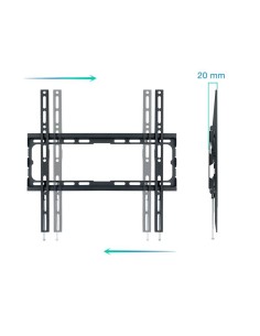 SOPORTE PARED TV MONITOR TOOQ 32-70 45KG BLACK 2