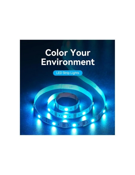 TIRA LED VENTION RGB CONTROL REMOTO 5V 2M WHITE