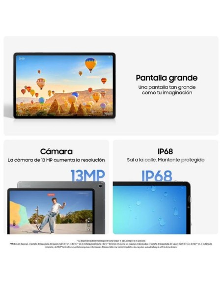 TABLET SAMSUNG 10.9 TAB S10 FE 8GB/256GB/ ANDROID GREY + S-PEN