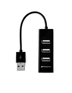 HUB USB-C/USB-A I-TEC X20 PUERTOS USB-C BLACK