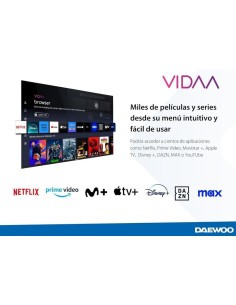 TELEVISOR DAEWOO 43 LED 4K UHD USB SMART TV WIFI BLUETOOTH HOTEL 2