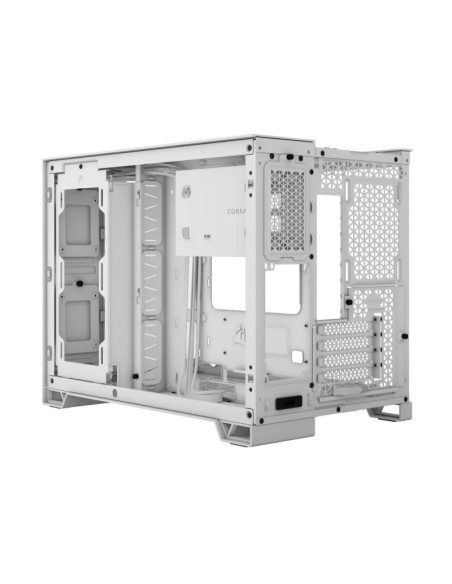 CAJA ORDENADOR GAMING CORSAIR 2500X CRISTAL TEMPLADO WHITE