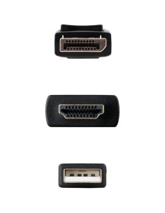 CABLE CONVERSOR NANOCABLE HDMI A DISPLAYPORT 1.8M BLACK 2