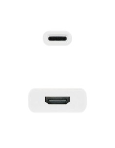 CABLE CONVERSOR NANOCABLE THUNDERBOLT USB-C C A HDMI 15CM WHITE 2