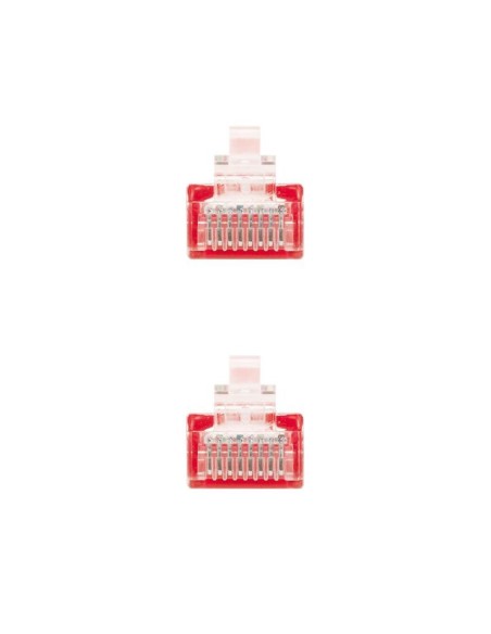 CABLE DE RED CAT.6 UTP FLEX 2M NANOCABLE RED