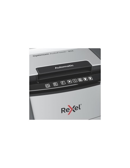 DESTRUCTORA REXEL OPTIMUM AUTOFEED+ 90X AUTOMATICA CONFETI