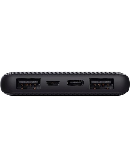 POWERBANK TRUST PRIMO SLIM 10000MAH 2A USB + USB-C + MICRO-USB ECO BLACK