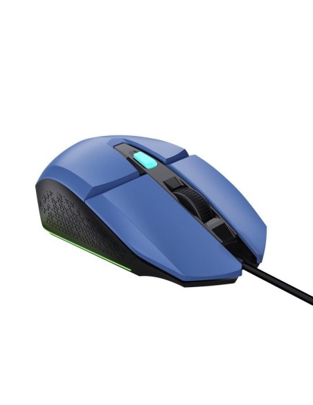 RATON TRUST GAMING GXT 109B FELOX RGB USB 6400DPI 6 BOTONES BLUE