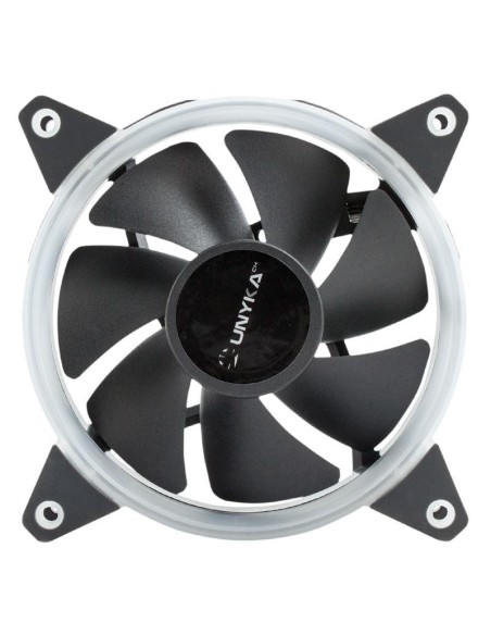 VENTILADOR 12CM UNYKACH CANDY 20 ADICIONAL CHASIS RED RING LED