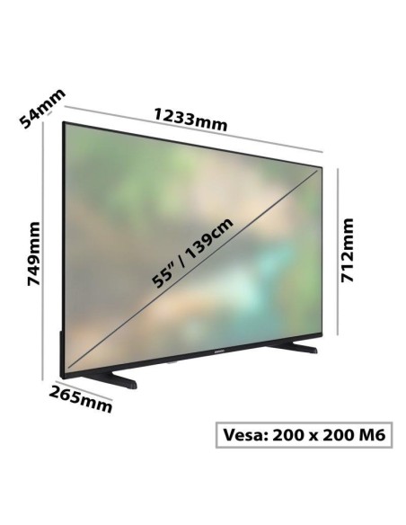 TELEVISOR DAEWOO 55 LED 4K UHD USB SMART TV ANDROID WIFI HOTEL