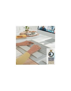 REPOSAMUÑECAS TECLADO LEITZ ERGONOMICO LIGHT GREY 2