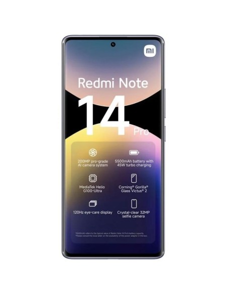 SMARTPHONE XIAOMI REDMI NOTE 14 PRO 6.67 8GB/256G/200MP/NFC/4G PURPLE
