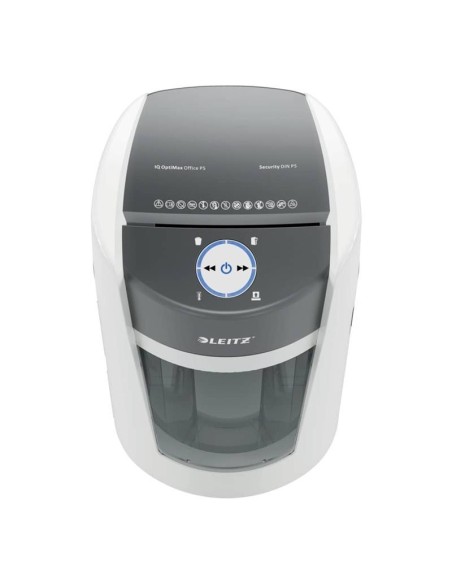 DESTRUCTORA LEITZ IQ OPTIMAX OFFICE P5 AUTOMATICA 35L WHITE