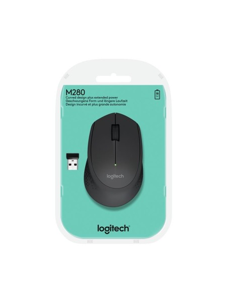 RATON LOGITECH M280 WIRELESS BLACK