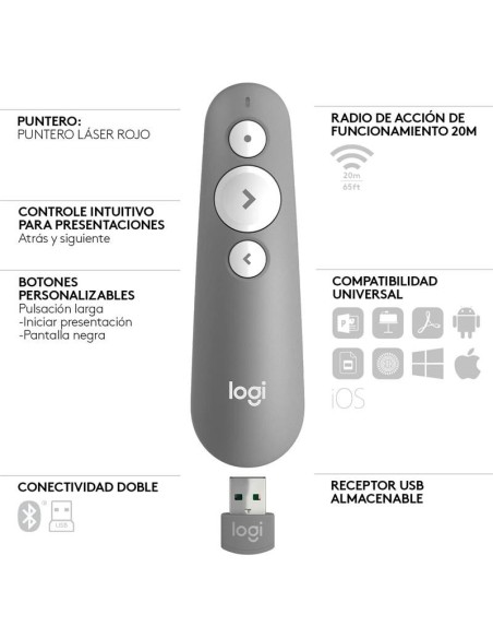 PRESENTADOR LOGITECH R500S INALAMBRICO