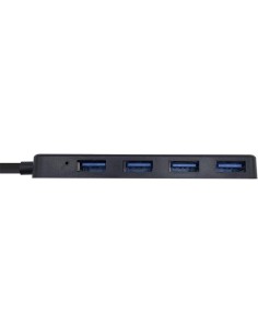 HUB USB AISENS 4 PUERTOS USB 3.0 BLACK 2