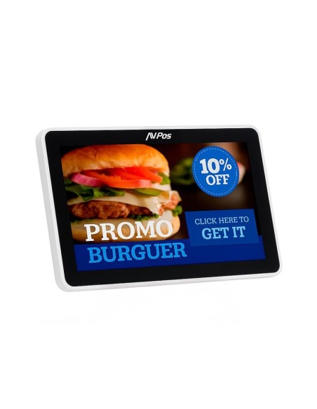 SEGUNDA PANTALLA AVPOS 7 COLOR K5000 PLUS WHITE