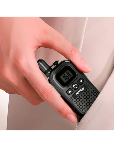 WALKIE TALKIE AVPOS COMM X25 + CABLE USB C