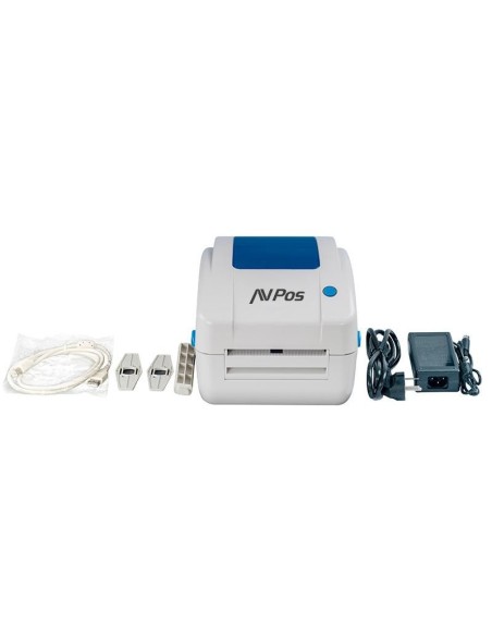 IMPRESORA AVPOS TERMICA ETIQUETAS Y RECIBOS 300DPI E49 USB + LAN