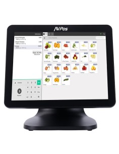 TPV AVPOS K5000 15 ALUMINIO TACTIL INTEL I7/8GB/128GB/LAN 1000 3YR GAR 2