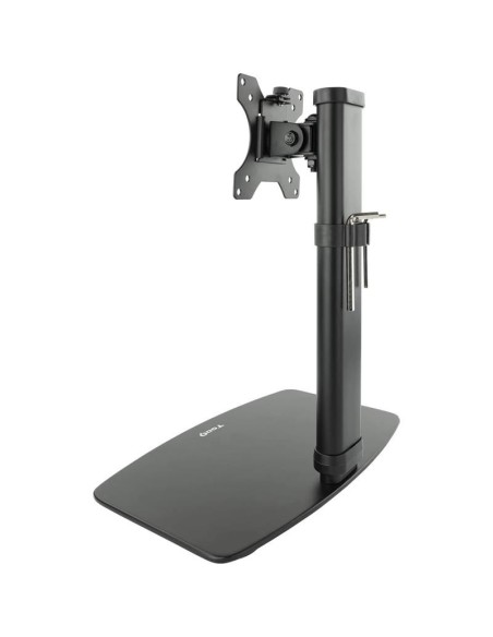SOPORTE DE MESA TV MONITOR TOOQ REG.ALTURA GIR. INCL. 17-27 BLACK