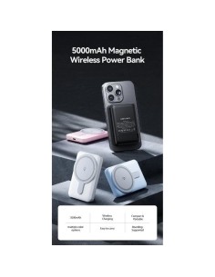 POWERBANK VENTION 5000MAH 20W WIRELESS SMARTPHONE MAGNETIC ROSE 2