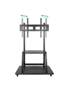 SOPORTE TV MONITOR TOOQ SUELO CON RUEDAS 37-100 150KG BLACK 2