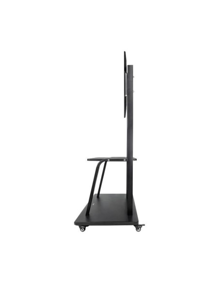 SOPORTE TV MONITOR TOOQ SUELO CON RUEDAS 37-100 150KG BLACK