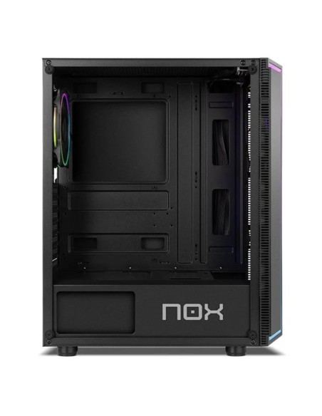 CAJA ORDENADOR GAMING NOX HUMMER INFINITY GAMA RAINBOW ATX RGB BLACK
