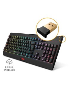 TECLADO + RATON GAMING KROM KABALA WIRELESS RGB RETROILUMINADO BLACK 2