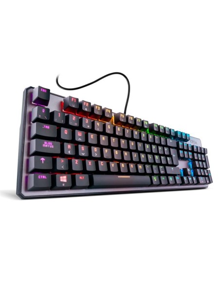 TECLADO GAMING KROM KERNEL MECANICO USB RGB RETROILUMINADO