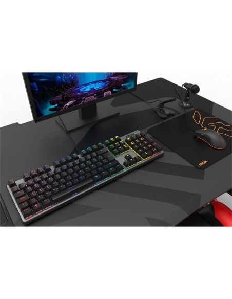 TECLADO GAMING KROM KERNEL MECANICO USB RGB RETROILUMINADO