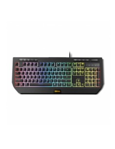TECLADO + RATON GAMING KROM KRUSHER USB RGB SEMIMECANICO BLACK
