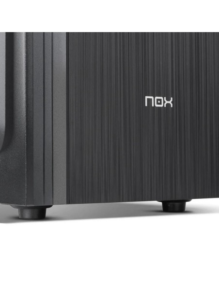 CAJA ORDENADOR NOX LITE 010 ATX DVD BLACK + FUENTE 500W