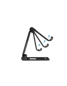 SOPORTE TOOQ SOBREMESA PARA SMARTPHONE/TABLET REGULABLE HASTA 10 BLACK 2