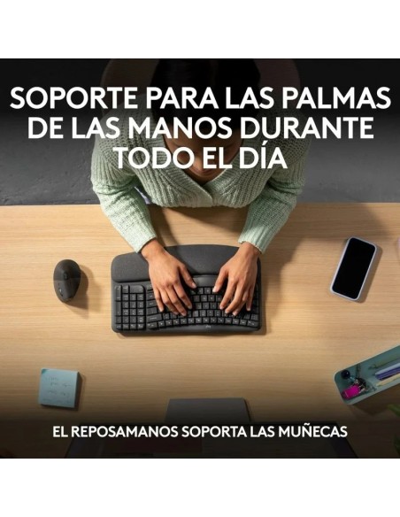 TECLADO LOGITECH  WAVE KEYS BLUETOOTH BLACK
