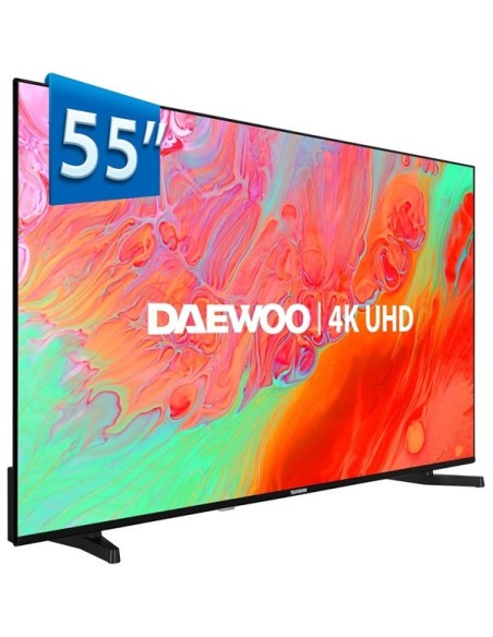 TELEVISOR DAEWOO 55 QLED 4K UHD USB SMART TV ANDROID WIFI HOTEL
