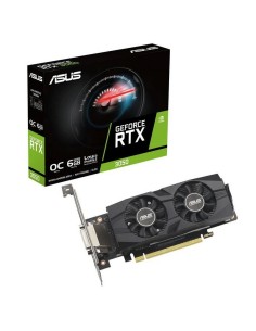TARJETA DE VIDEO ASUS RTX3050 OC LP 6GB GDDR6 PCIE 4.0 DVI HDMI DP
